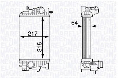 MAGNETI MARELLI 351319203030 -  Интеркулер